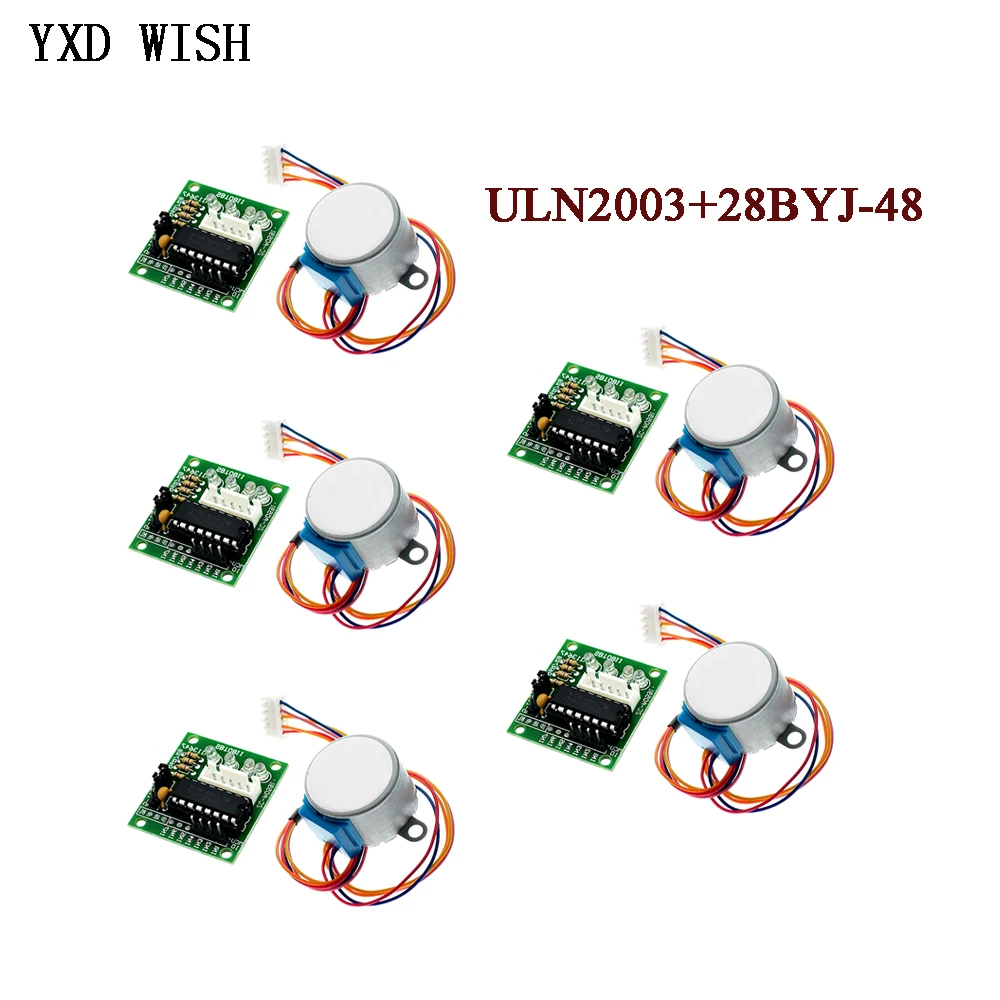Stepper Motor 28Byj - ギア4相、arduinoボード、ルール2003、28bj-48、5v、12v、5個