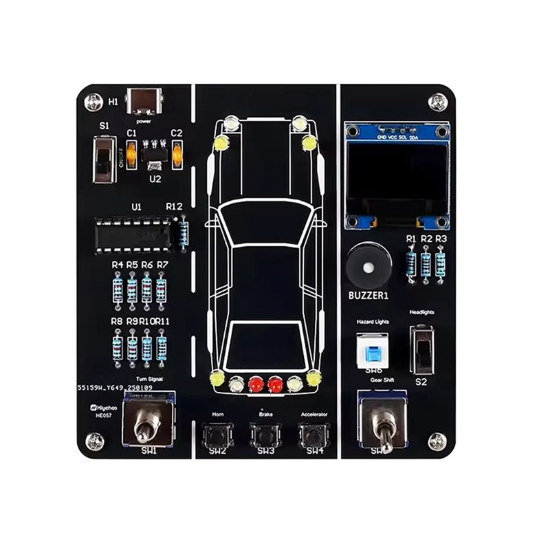 Diy Electronics Projects For Students - JABS-DIY 車の運転シミュレーション はんだ付け練習キット STEM 電子プロジェクトシミュレーター 学生が学ぶための溶接プロジェクト