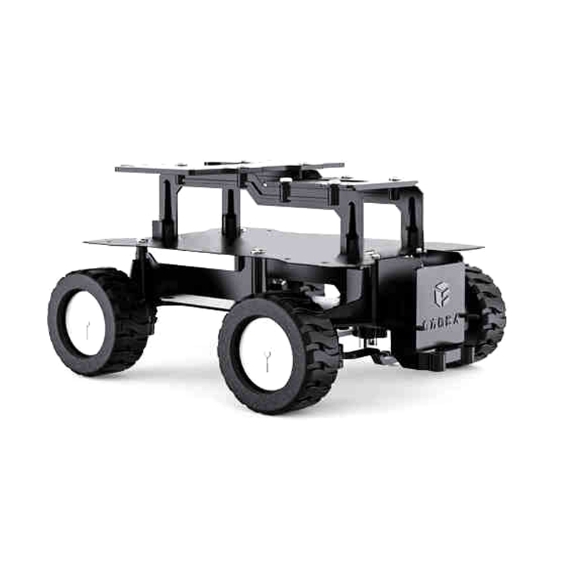 Diy Robot Electronics Kit - アクリル 4WD ロボットカーモーターアッカーマン全方向追跡シャーシ Arduino STM32 ESP32