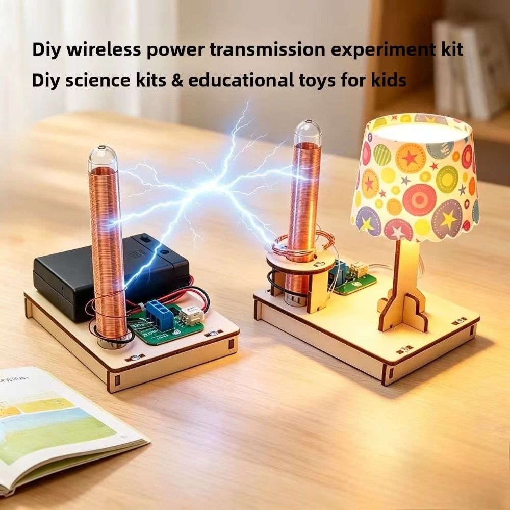 Learn Diy Electronics - DIY組み立て式無線電力伝送玩具 教育用部品 クリエイティブ電子実験モデル 物理学学習