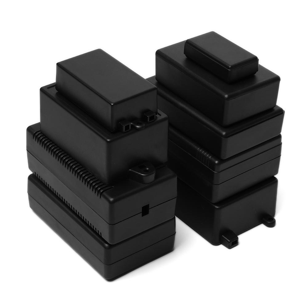 Diy Electronics Supplies - プラスチック製収納ケース,1ピース,黒,防水,日曜大工のハウジング,電子収納ボックス,化粧品