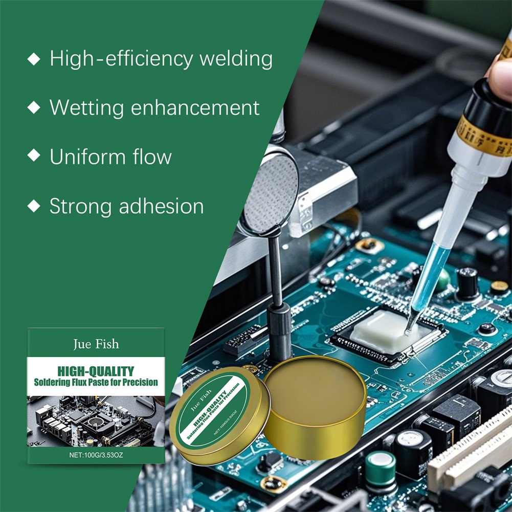 100 グラムはんだフラックスペースト、電子機器修理用はんだ - Diy Electronics Flux のレビューと価格