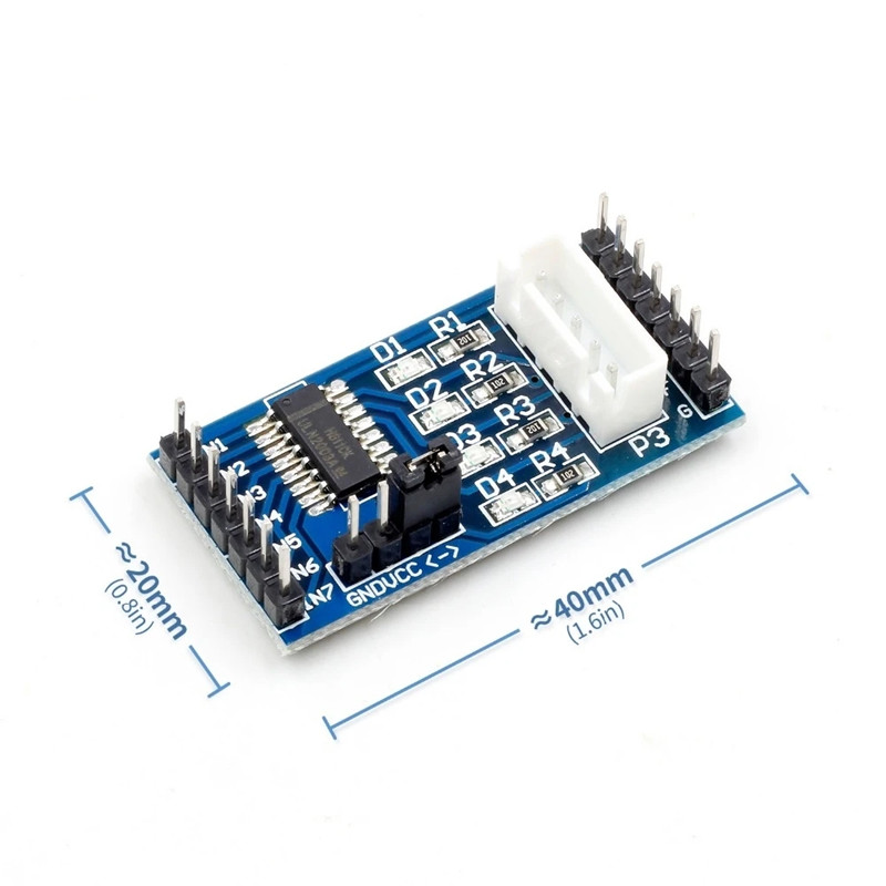 ULN2003 ステッピングモータードライバーボードモジュー - Stepper Motor 28Byj のレビューと価格