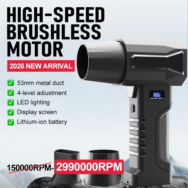 ターボファン 2990000RPM ポータブルエアブロワー  - Diy Electronics Cleaner のレビューと価格