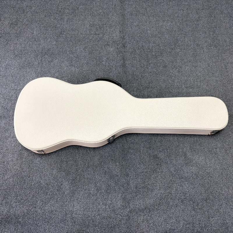 純白のエレキギターケース、レザーマット仕上げ、ポータブルパッ - Diy Guitar Electronics のレビューと価格