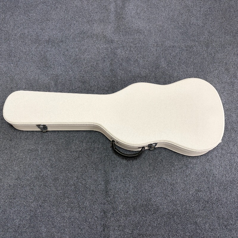 純白のエレキギターケース、レザーマット仕上げ、ポータブルパッ - Diy Guitar Electronics のレビューと価格