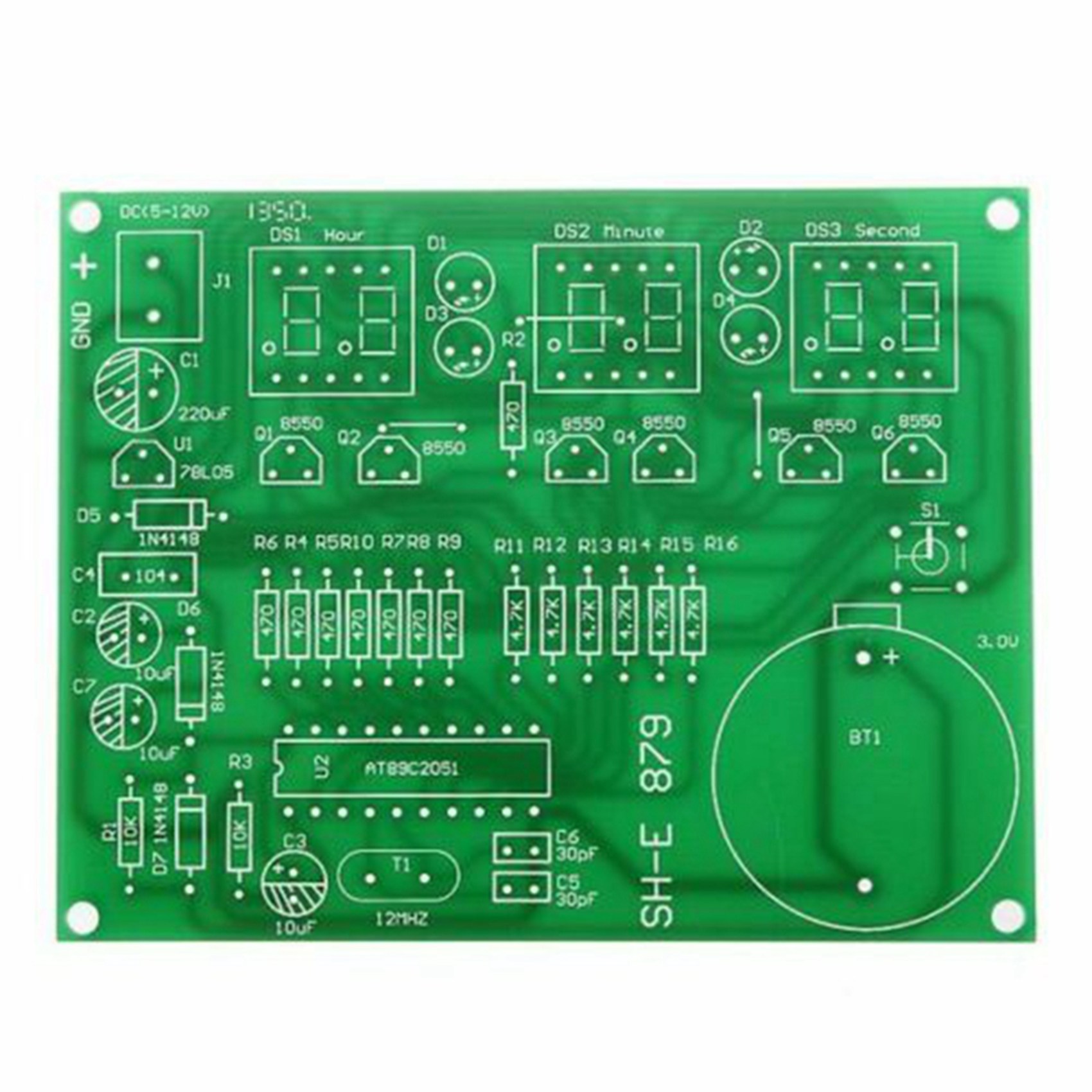T31C-3 セット AT89C2051 6 デジタル LE - Diy Electronics Flux のレビューと価格