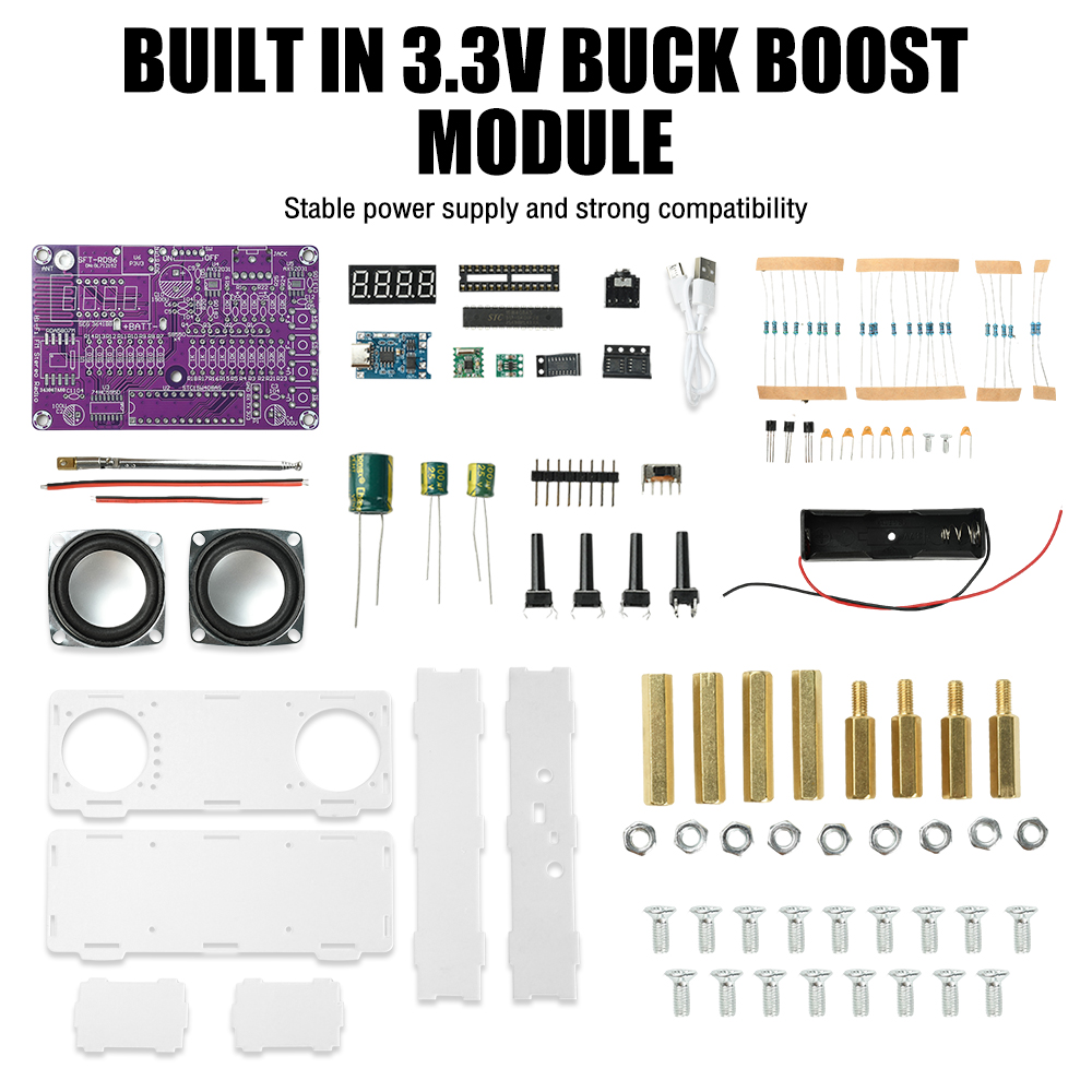 87.5-108MHz デュアルチャンネル FM ラジオ電子 - Diy Audio Electronics Kit のレビューと価格