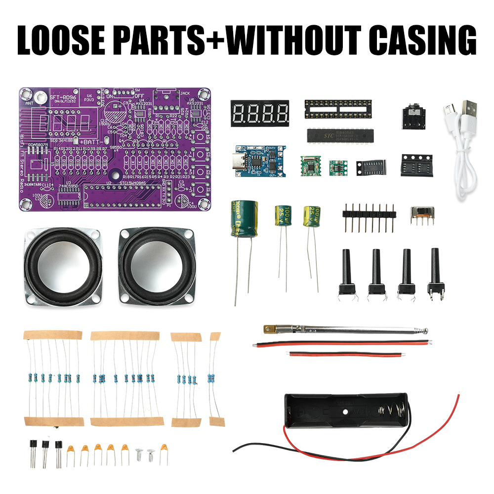 87.5-108MHz デュアルチャンネル FM ラジオ電子 - Diy Audio Electronics Kit のレビューと価格