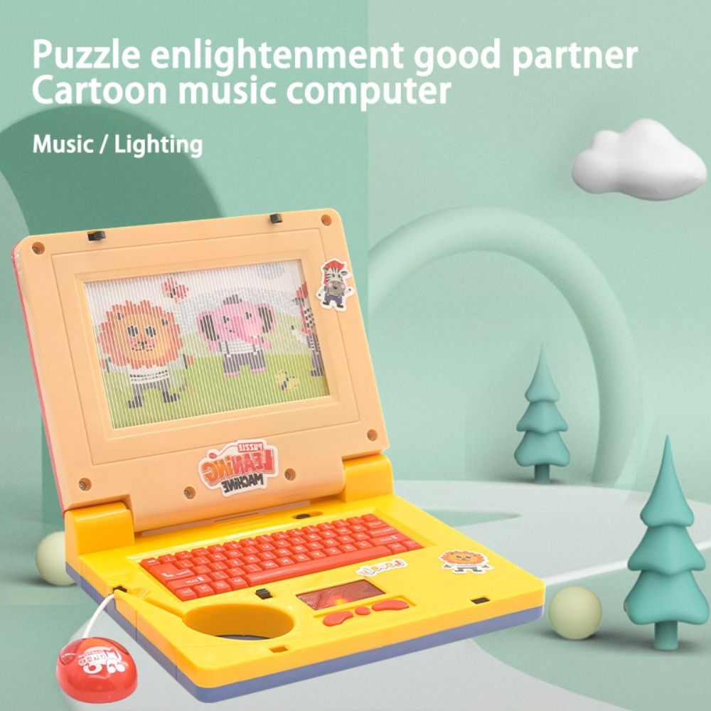 1 セット LED キッズ学習ラップトップ可動スクリーン音楽 - Diy Electronics Music のレビューと価格
