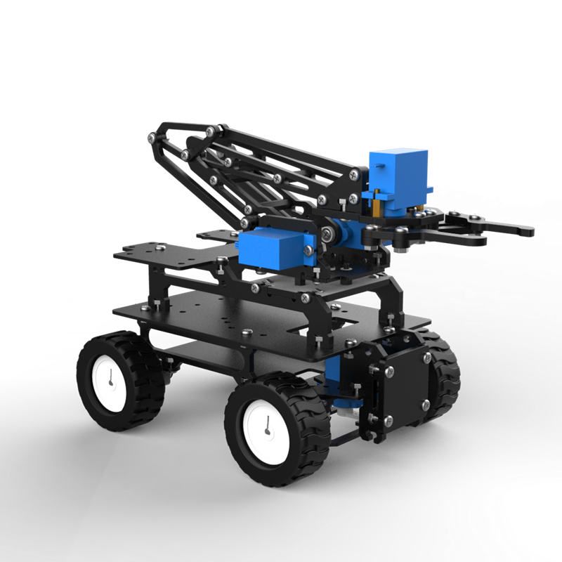 アクリル 4WD ロボットカーモーターアッカーマン全方向追跡 - Diy Robot Electronics Kit のレビューと価格