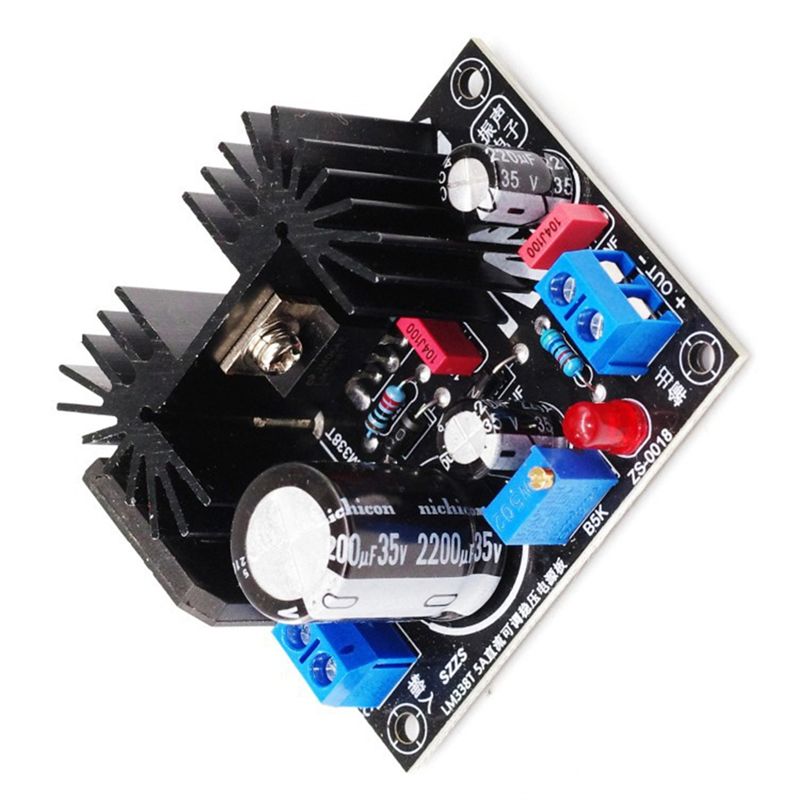 LM338 5A 出力調整可能なリニア安定化電源ボードフィラ - Diy Electronics Supplies のレビューと価格