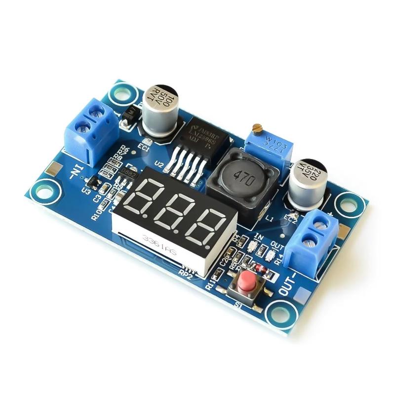 LM2596電源モジュール ディスプレイ付き 3A 2.5- - Useful Diy Electronics のレビューと価格