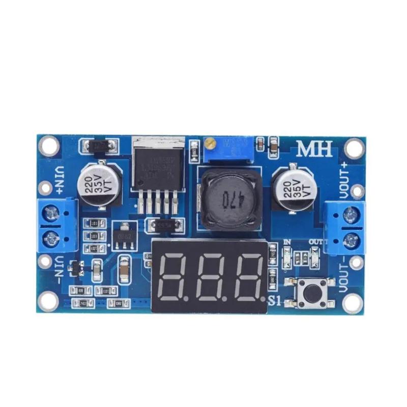 LM2596電源モジュール ディスプレイ付き 3A 2.5- - Useful Diy Electronics のレビューと価格