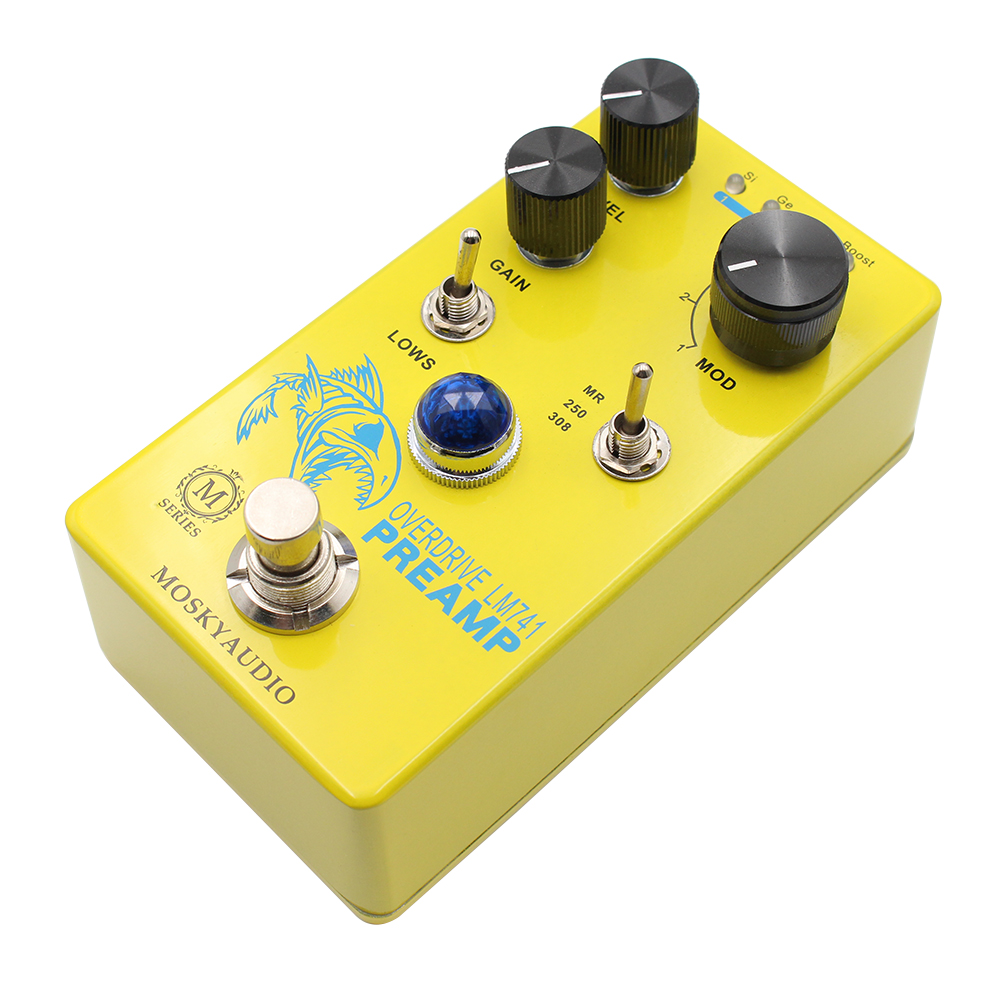 MOSKY-LM741プリアンプギターペダル、ディストーショ - Diy Guitar Electronics のレビューと価格