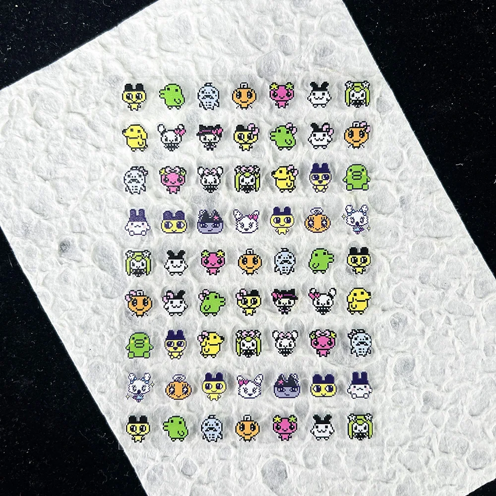 かわいいゲーム進化電子ペットステッカーネイルアートかわいい動 - Diy Electronics Supplies のレビューと価格