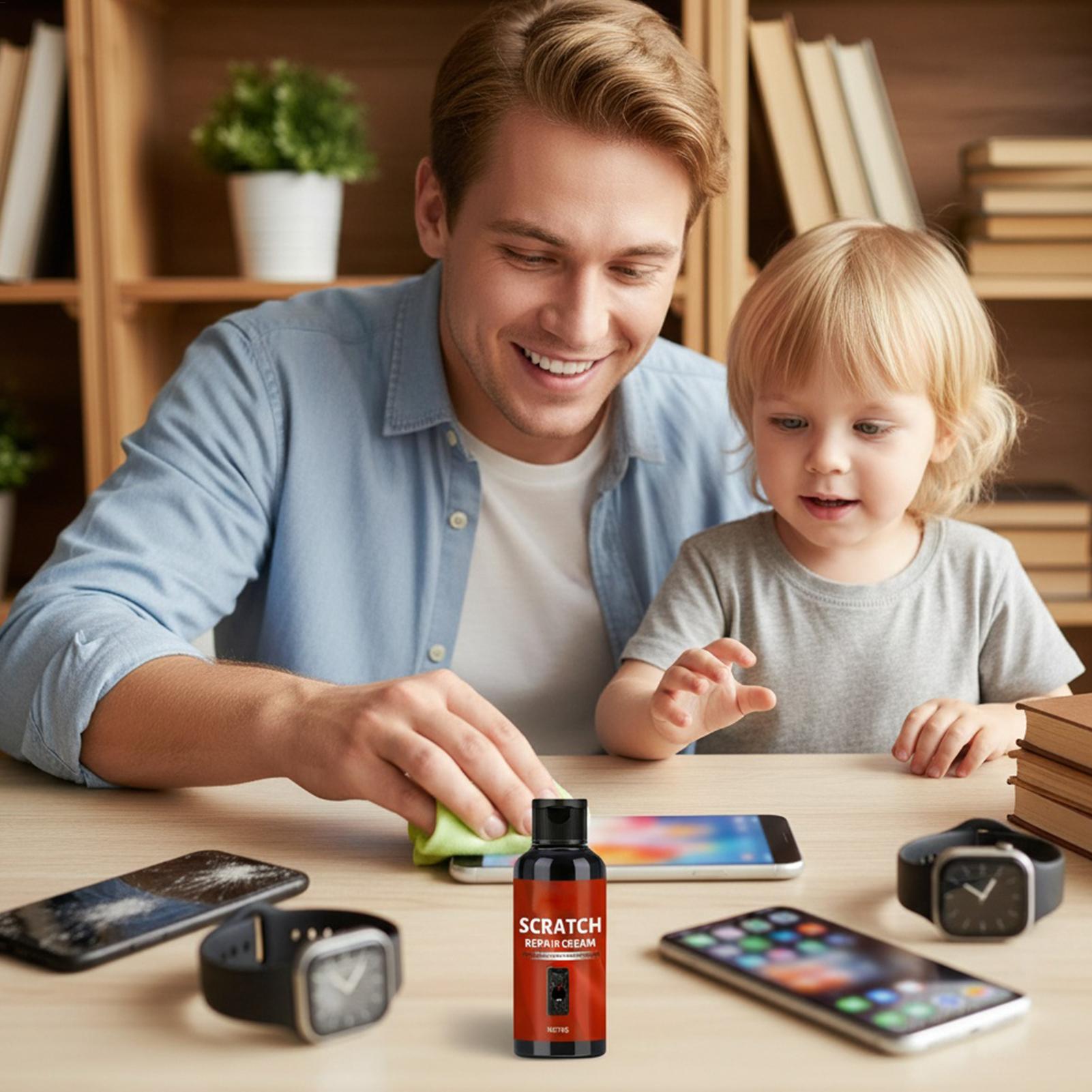 ガラス傷消し＆研磨クリーム クイックリペアキット 携帯電話画 - Learn Diy Electronics のレビューと価格