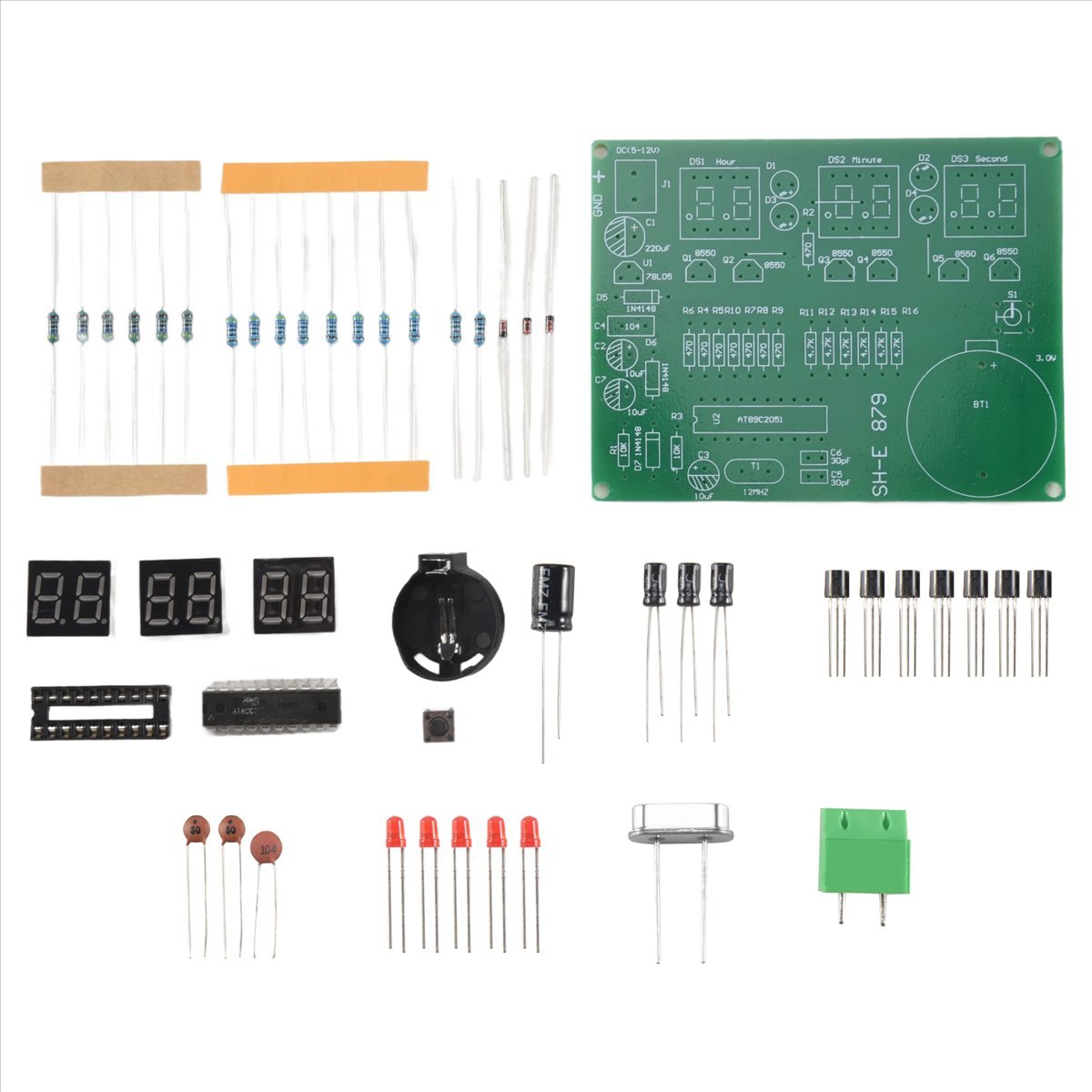 A003 AT89C2051 6 デジタル LED ディスプ - Diy Electronics Flux のレビューと価格