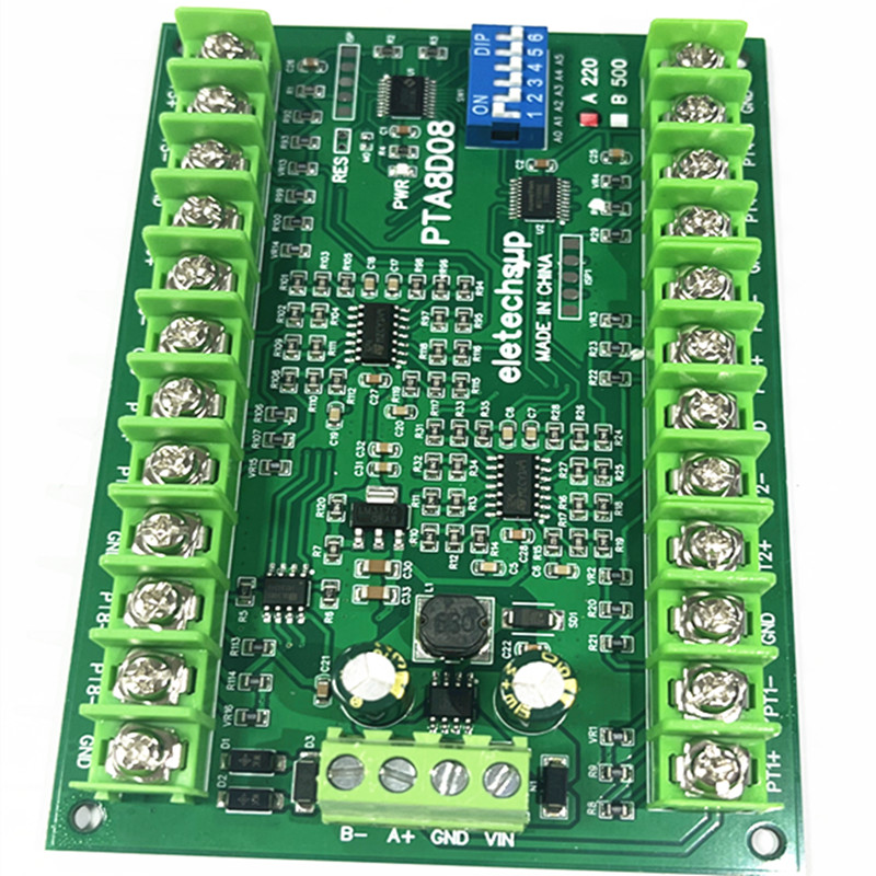 PTA8D08 8AI RS485 アナログ入力 PT100 - Ds18B20 Temperature Sensor のレビューと価格