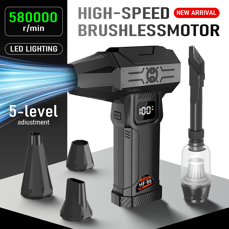 強力なターボファン搭載コードレス掃除機（高速） ​ ​ ブラ - Diy Electronics Cleaner のレビューと価格
