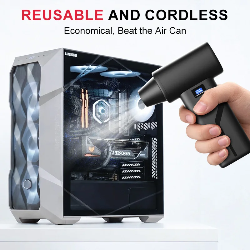 150000RPMターボファンミニブロワー、コードレス電動エ - Diy Electronics Cleaner のレビューと価格