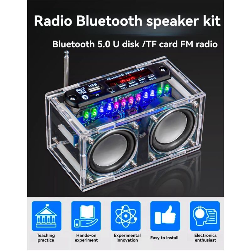 A60F-ラジオデュアルチャンネルBluetoothスピーカ - Diy Electronics Cleaner のレビューと価格