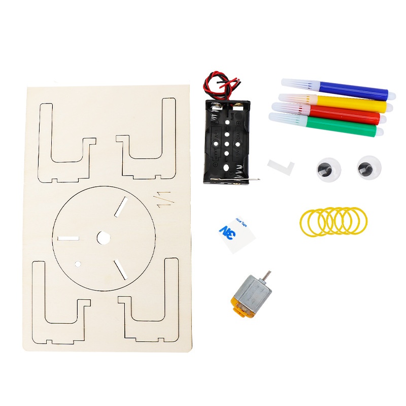 DIY 電動振動グラフィティロボット STEM 科学実験おも - Diy Robot Electronics Kit のレビューと価格