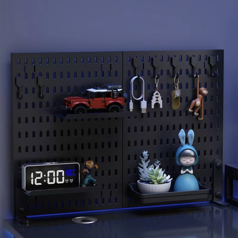 パンチなしの壁の穴,壁の板,書斎,リビングルーム,ゲームルー - Diy Electronics Rack のレビューと価格