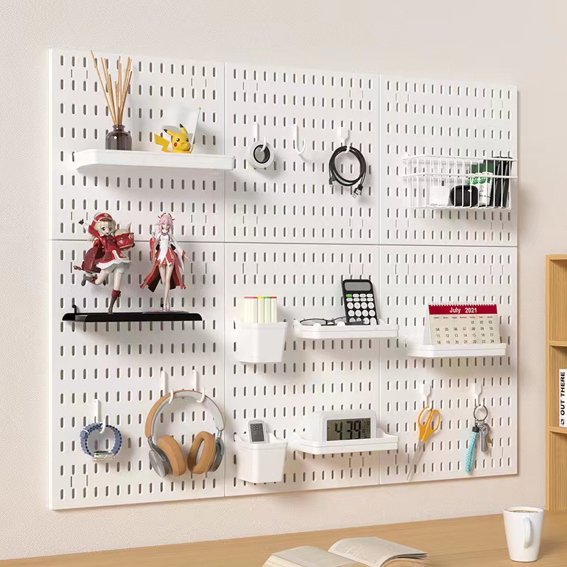 パンチなしの壁の穴,壁の板,書斎,リビングルーム,ゲームルー - Diy Electronics Rack のレビューと価格
