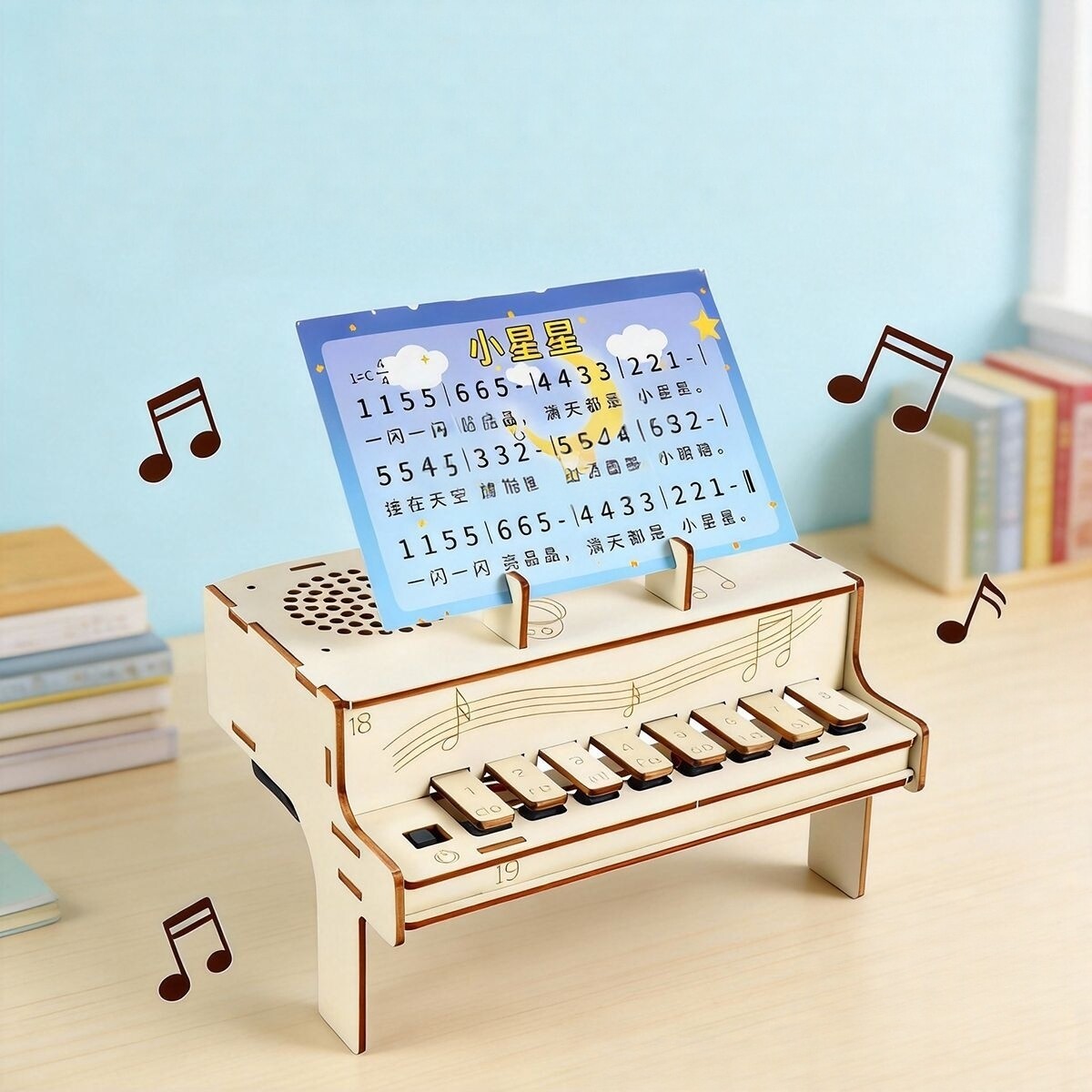 DIY 木製電子ピアノモデル STEM 組み立てキット物理学 - Diy Electronics Music のレビューと価格