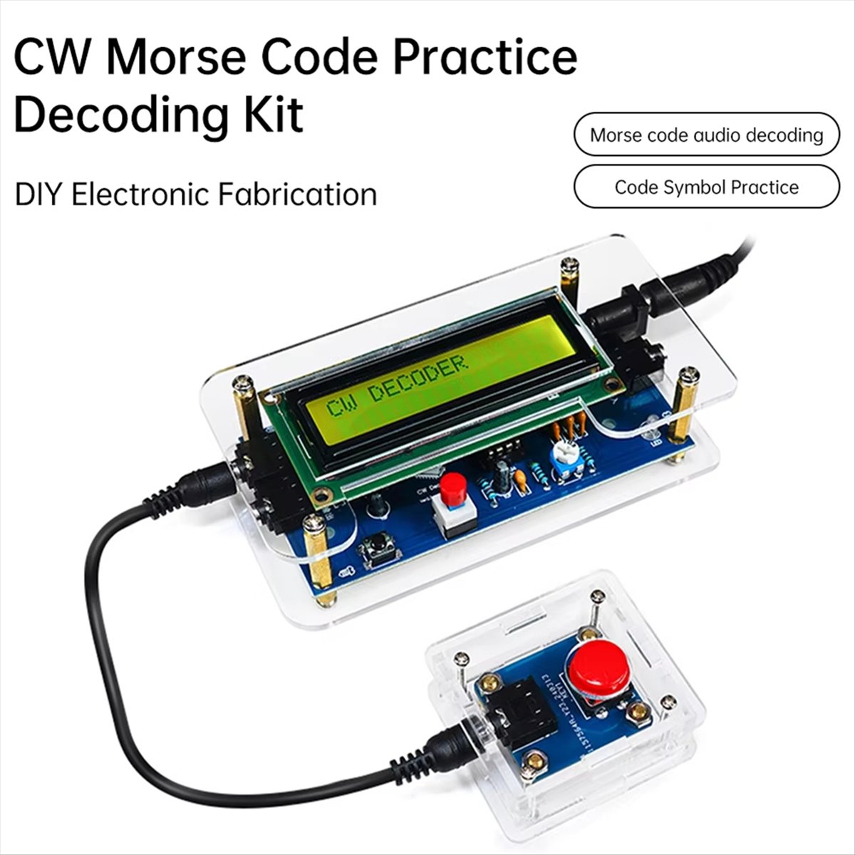 HDL DC9V CW モールス信号デコーダー回路基板溶接練 - Diy Audio Electronics Kit のレビューと価格