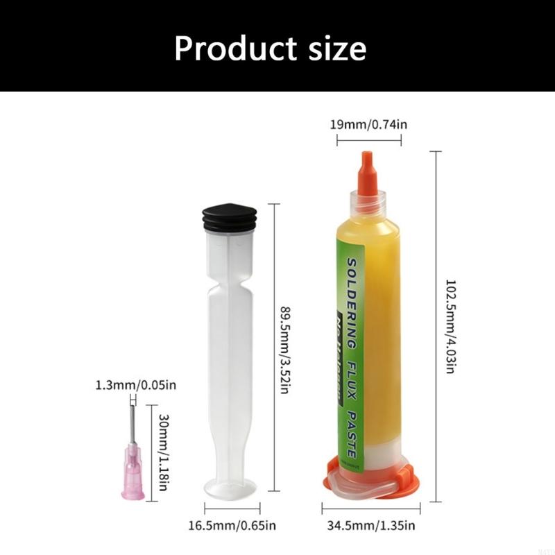 10ml はんだ付けフラックスペースト シリンジタイププッシ - Diy Electronics Flux のレビューと価格