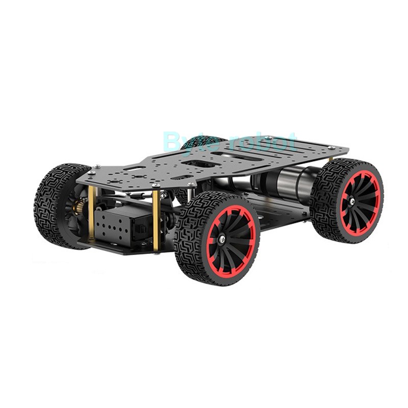 5 キロ負荷 4WD ロボットカー金属アッカーマン RC シ - Diy Robot Electronics Kit のレビューと価格