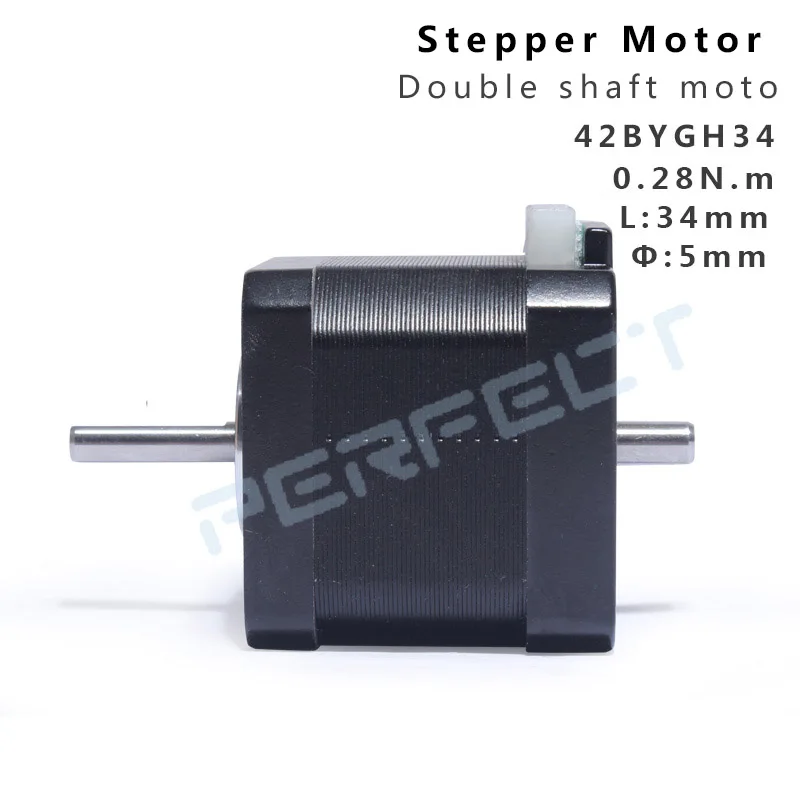 ダブルシャフトモーター 42BYGH34 Nema 17 ス - Stepper Motor 28Byj のレビューと価格