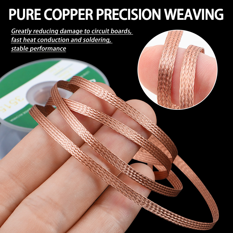 はんだ除去用ウィックブレイド 1/2/5個入り 1.5mm- - Diy Electronics Flux のレビューと価格