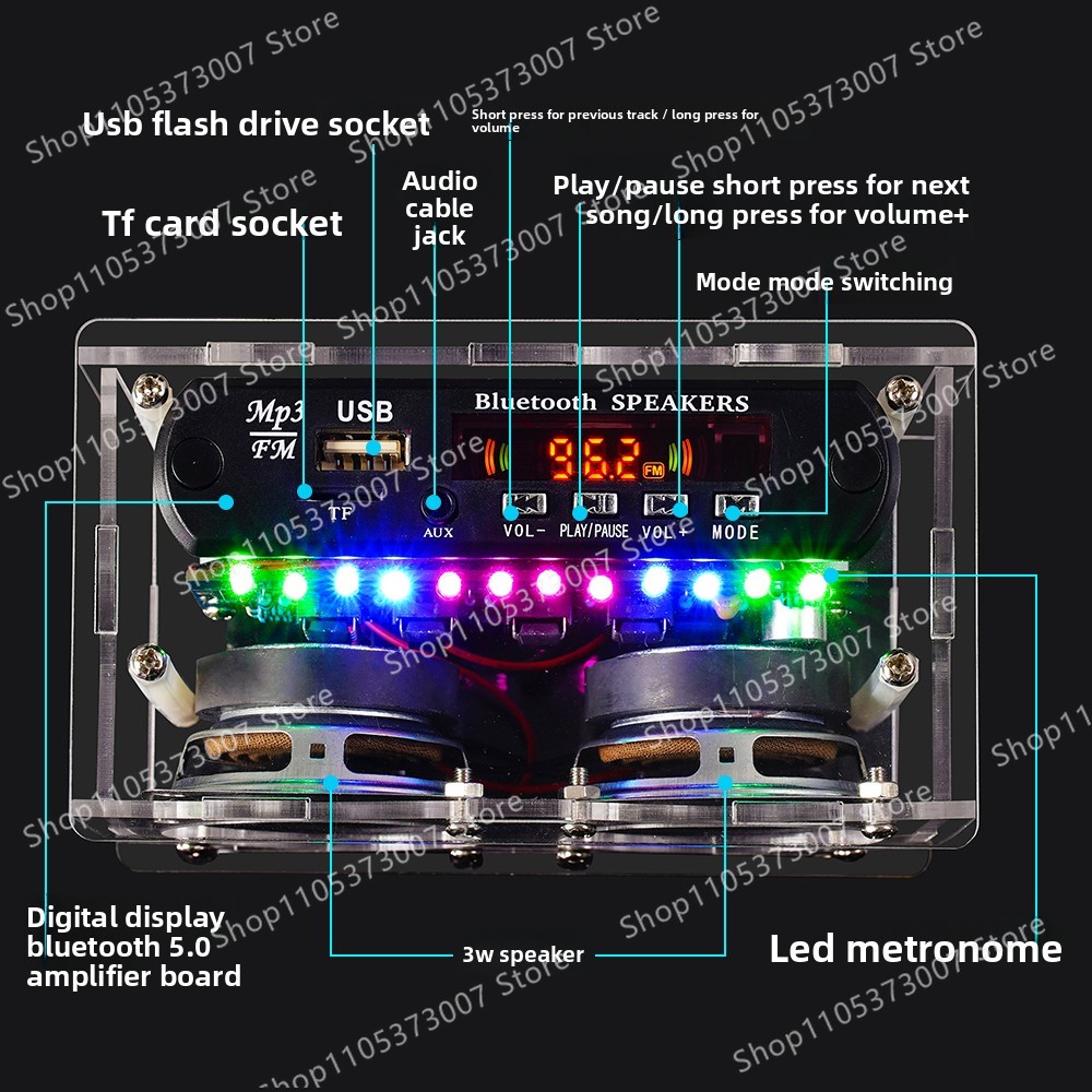 ラジオオーディオDIYキット、パワーアンプBluetooth - Diy Audio Electronics Kit のレビューと価格