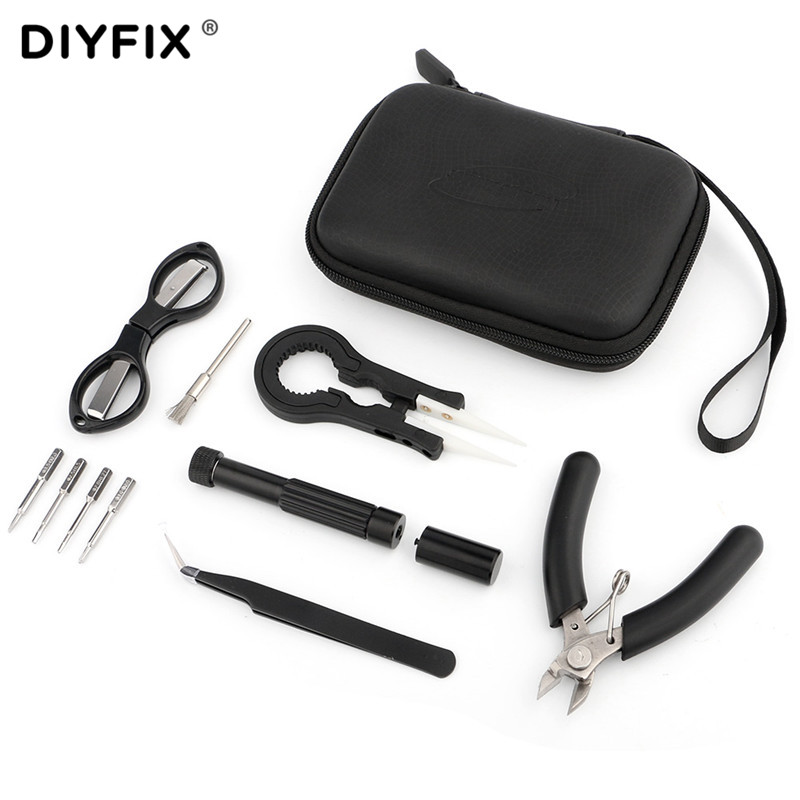 ミニ蒸気を吸うdiyツールセットバッグセラミックピンセットプ - Diy Electronics Cleaner のレビューと価格